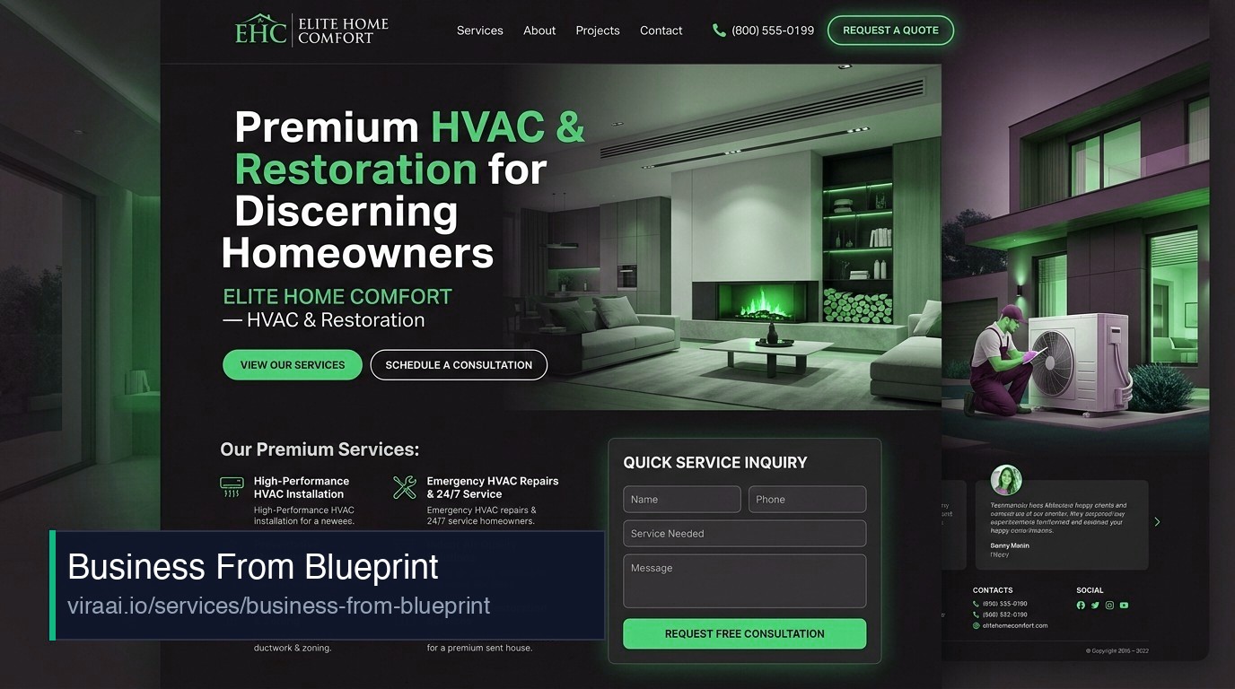 Business from blueprint custom dashboard design demo